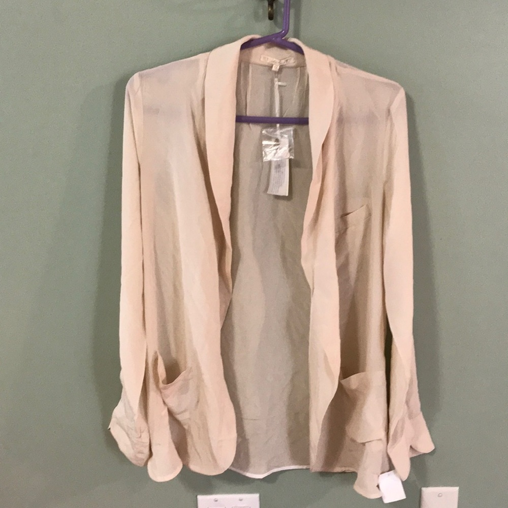 New Goldhawk silk cardigan size medium
